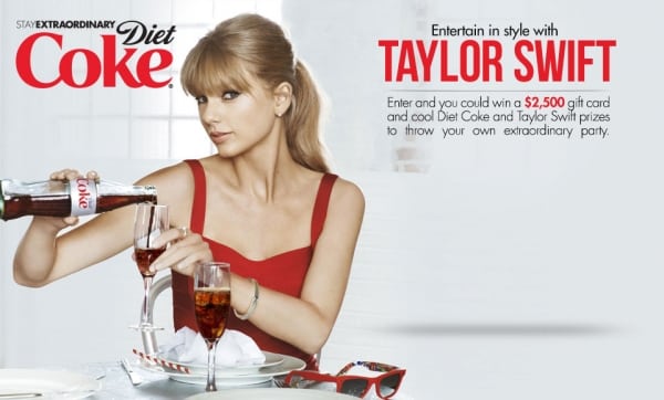 Taylor Swift hợp tác với Coca Cola