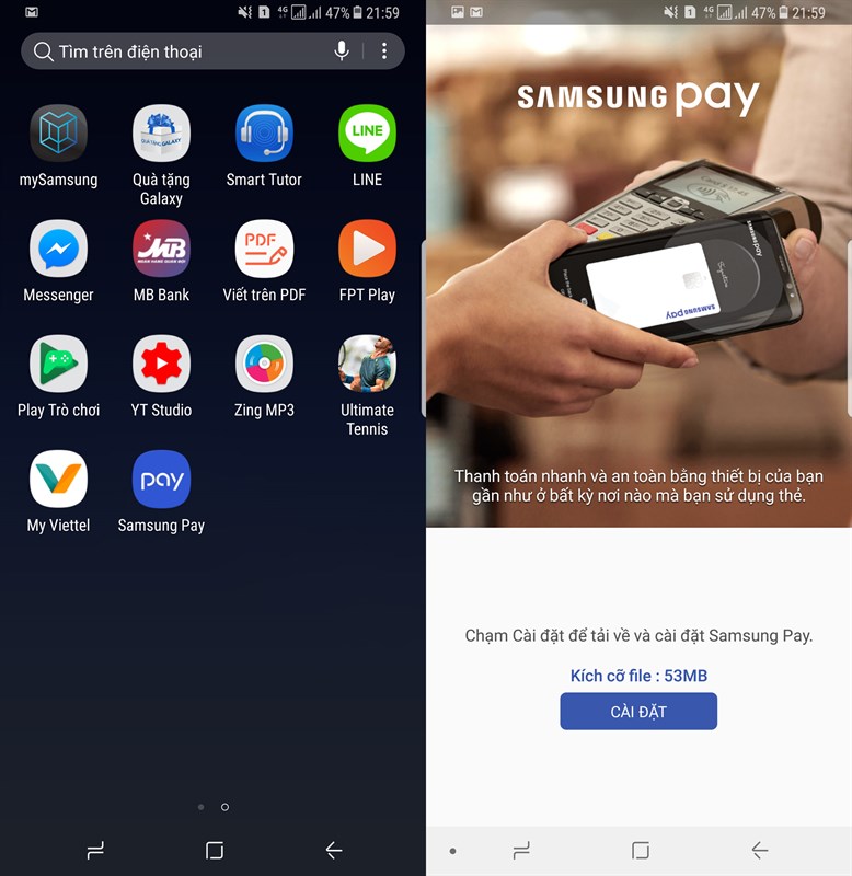 samsung pay là gì? Cài đặt Samsung Pay trên thiết bị di động