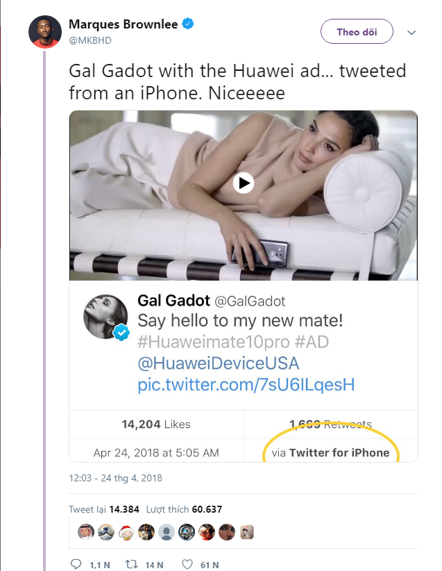 Những scandal quảng cáo của sao khi nhận quảng cáo cho điện thoại Android- Ảnh 1.