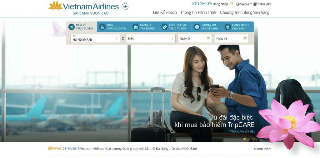 Chiến lược marketing của vietnam airlines với đại lý toàn quốc