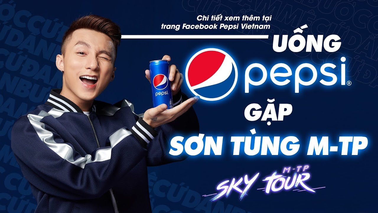 Sơn tùng MTP trở thành gương mặt giúp pepsi thành công