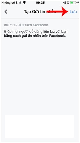 Cách tạo Fanpage Facebook trên điện thoại Bước 6: Thêm nút liên hệ cho Fanpage