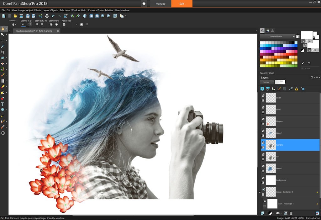 Corel PaintShop Pro - 10 phần mềm chỉnh sửa ảnh trên máy tính miễn phí