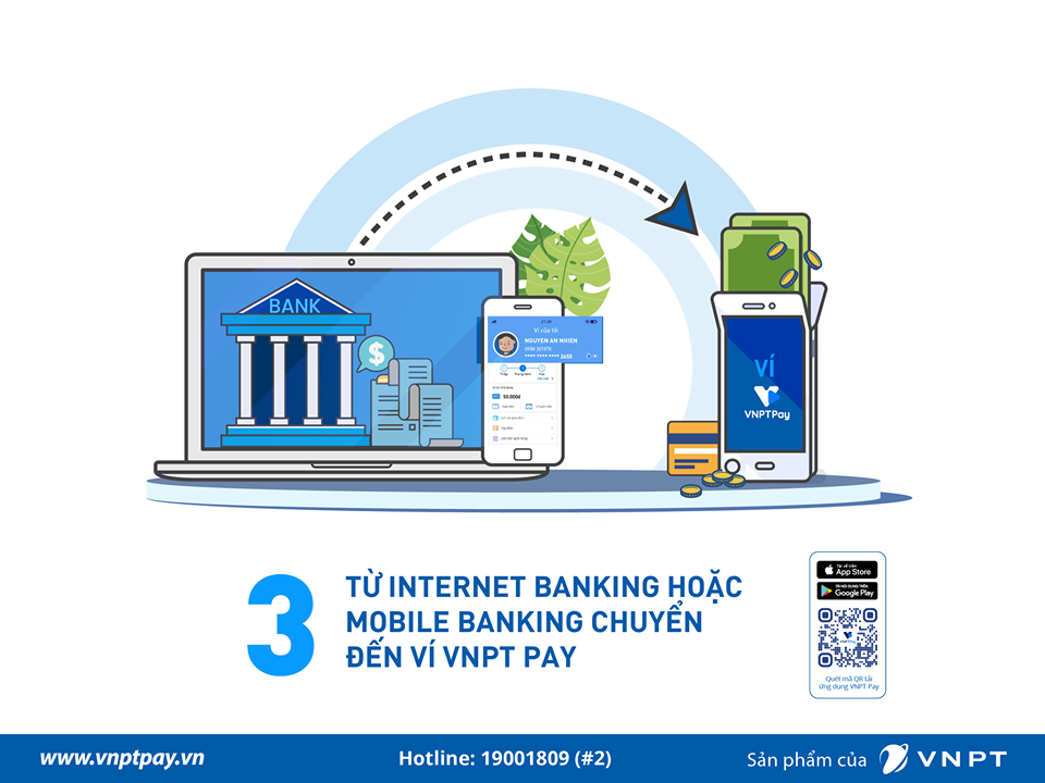 Nạp tiền từ Internet Banking/ Mobile Banking