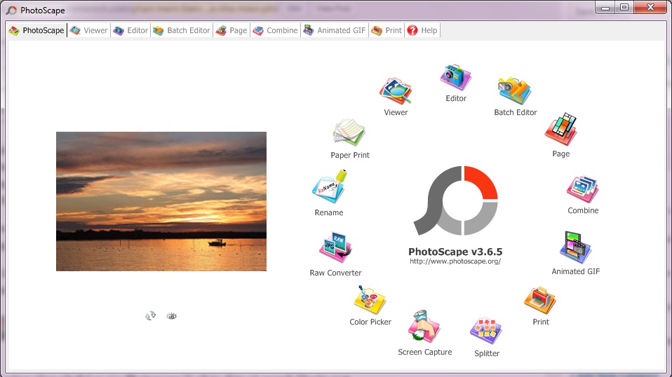 PhotoScape - 10 phần mềm chỉnh sửa ảnh trên máy tính miễn phí