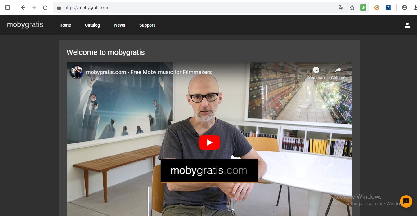 Moby Gratis - nguồn nhạc, video hài hước không bản quyền