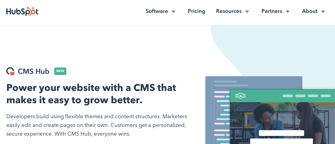 Hubspot CMS Hub - Dịch vụ mới của HubSpot