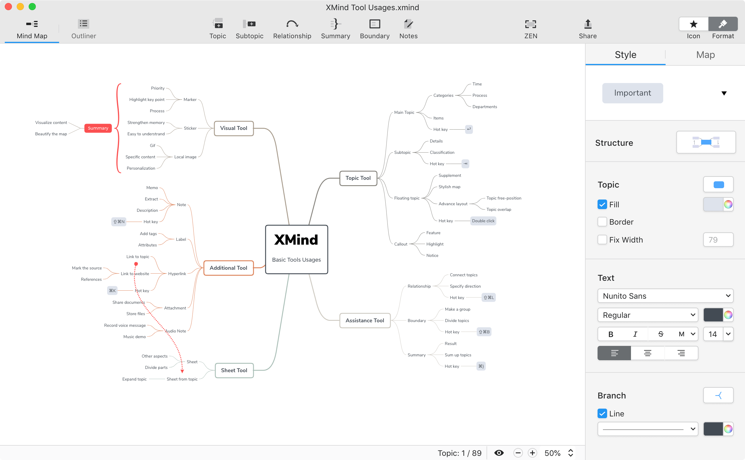 XMind - phần mềm vẽ sơ đồ tư duy mindmap dễ dùng
