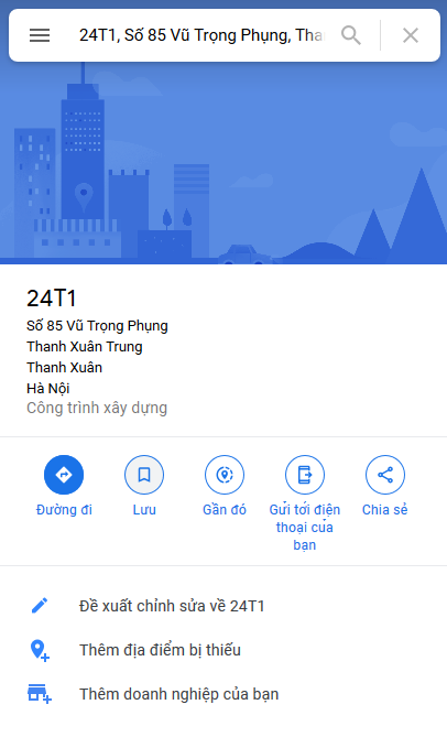 Lưu địa điểm từ Google Maps