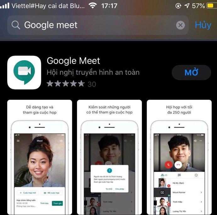 Tải Google Meet trên điện thoại