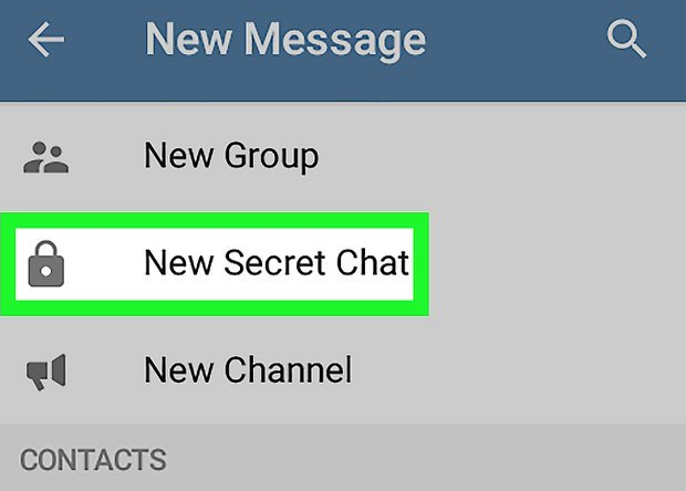 Cuộ trò chuyện bí mật trong telegram