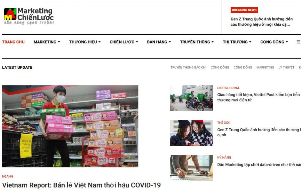 Marketing chiến lược - Website về marketing hay nhất tại Việt Nam