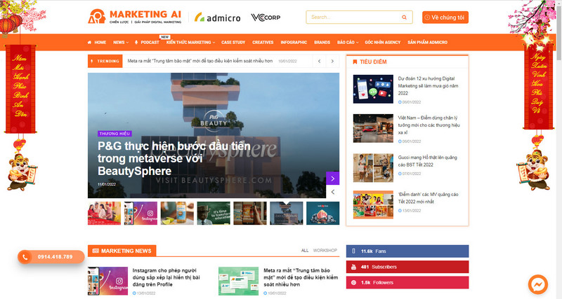 MarketingAI - Chuyên trang về marketing, truyền thông lớn nhất Việt Nam