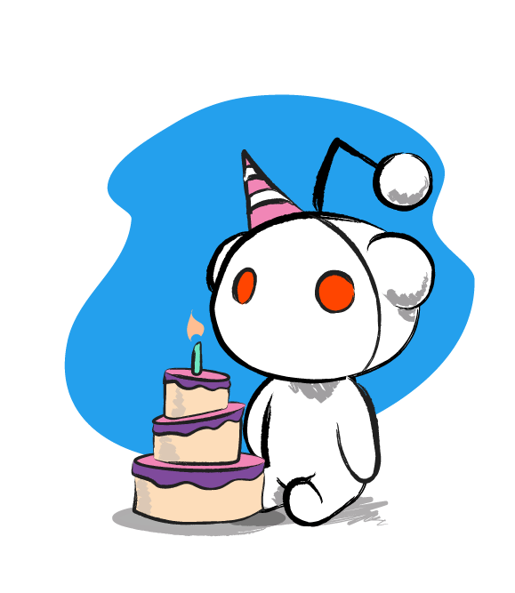 Biểu tượng Cake Day trên Reddit