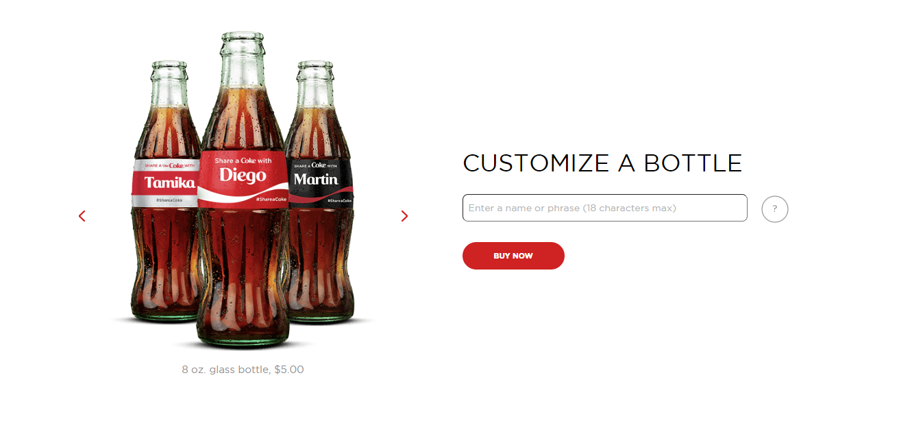 Coca-cola đã phát hành chiến dịch “Share a Coke with”