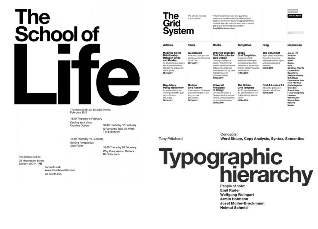 big typography