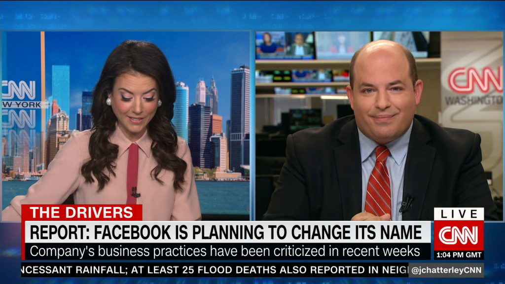 CNN và các tờ báo lớn trên thế giới đưa tin về việc Facebook đổi tên.
