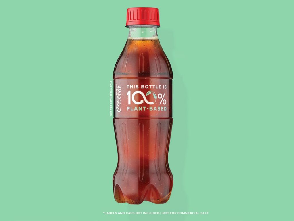 Mẫu chai mới của Coca-Cola được làm hoàn toàn từ nguồn gốc thực vật