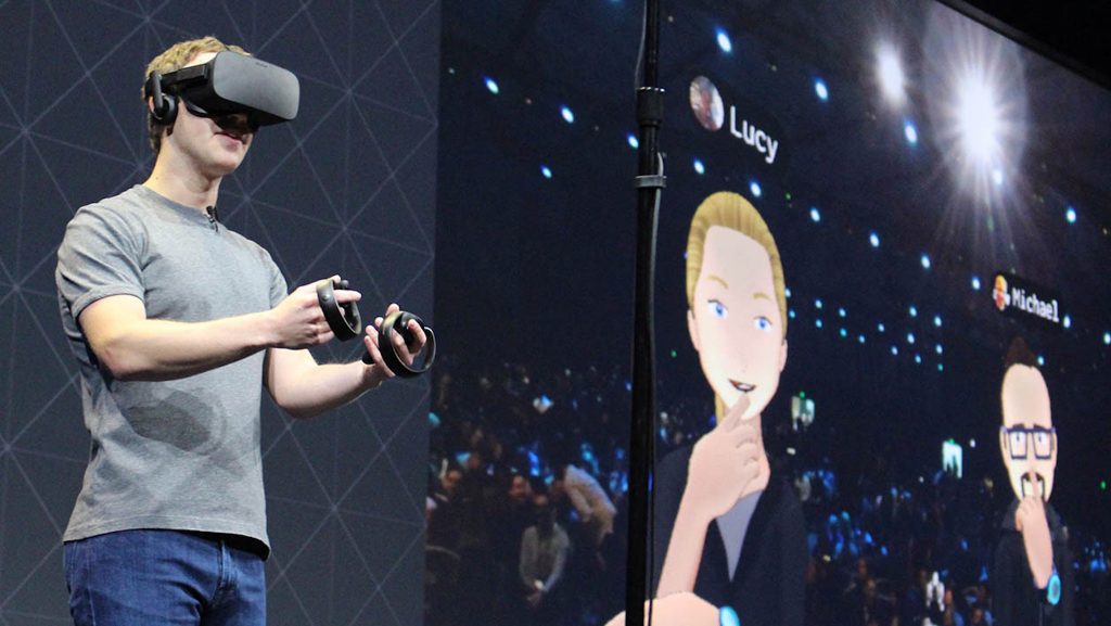 Mark Zuckerberg trình diễn kính thực tế ảo Oculus Rift