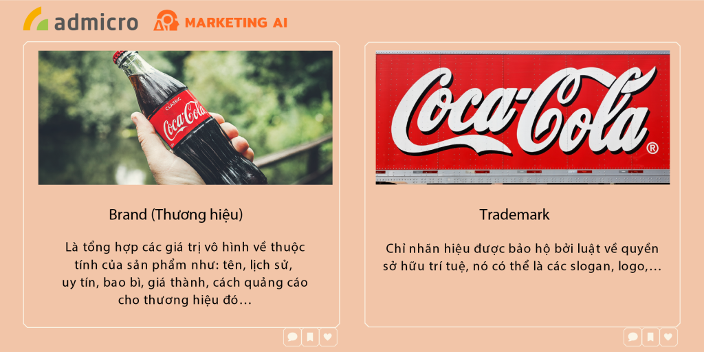 Brand và Trademark - Cặp thuật ngữ marketing dễ gây hiểu lầm