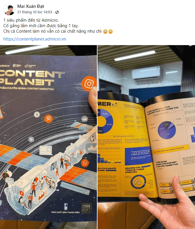 Chia sẻ của anh Mai Xuân Đạt về cuốn tạp chí Content Planet