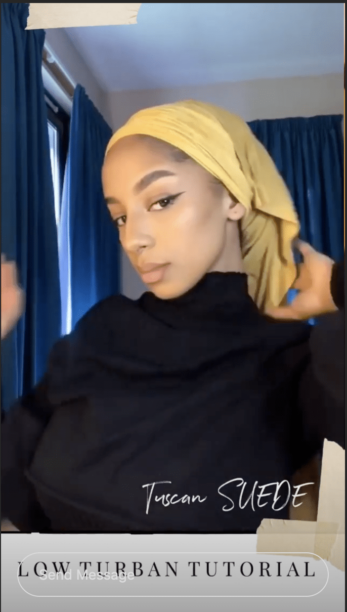 Thương hiệu Culture Hijab đã đăng các bài hướng dẫn về các cách sử dụng khăn trùm đầu theo series định kỳ (Ảnh: Culturehijab)