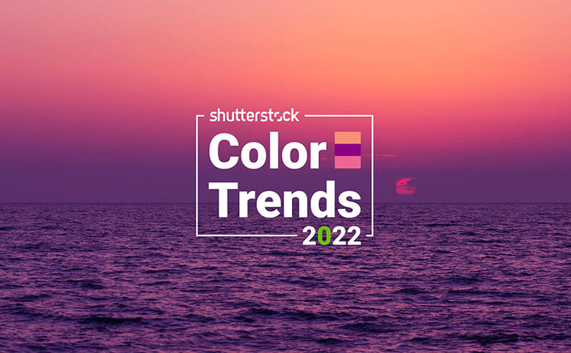 Báo cáo xu hướng màu sắc được Shutterstock công bố hàng năm