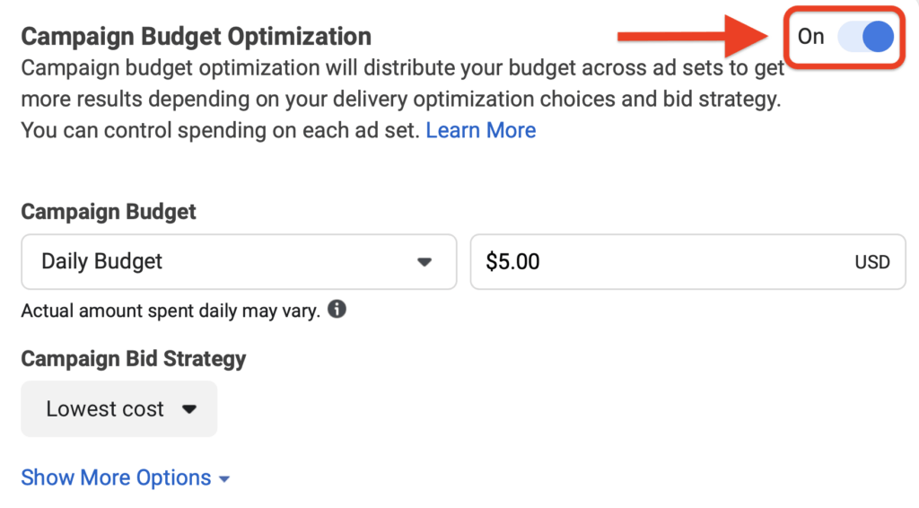 Cách bật Automated bidding trong quảng cáo Facebook