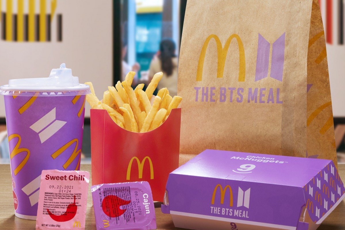 Bữa ăn của BTS với thương hiệu McDonald's