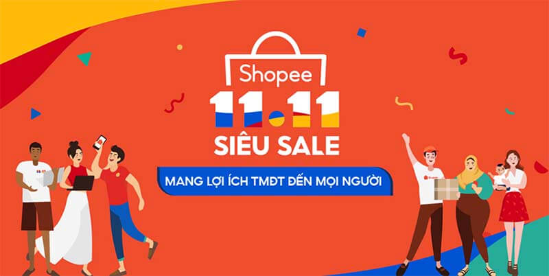 Shopee siêu sale ngày 11 tháng 11