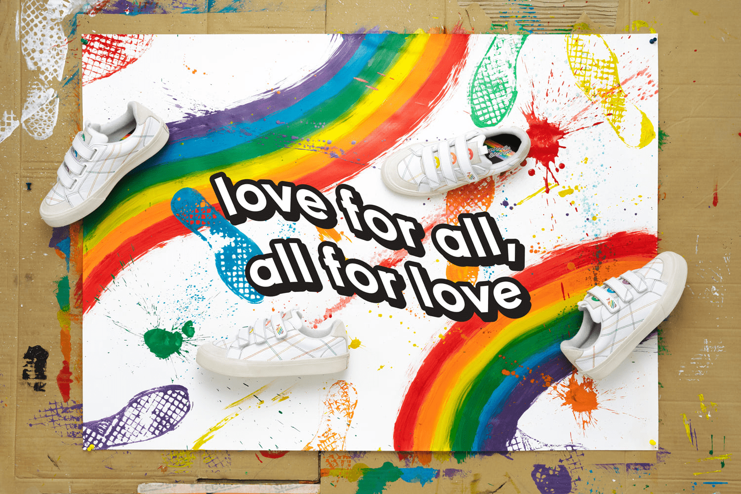 BST Pride Flag Outsole mang thông điệp “Love For All, All For Love” của ananas