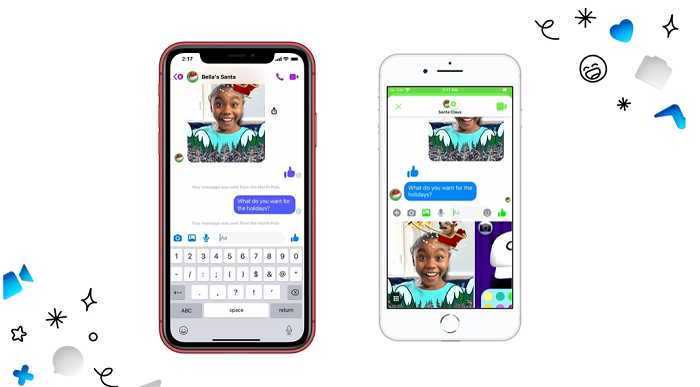Tiện ích mới dành cho Messenger Kids: bao gồm tùy chọn trò chuyện với ông già Noel