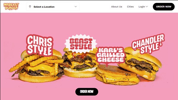 Mô hình “Mr. Beast Burger’ restaurants” đã phát triển trên Youtube một khoảng thời gian trước đó