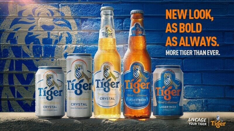 Tiger Beer có lẽ là thương hiệu nhiều người sẽ nghĩ đến ngay khi nhắc đến hình ảnh "chúa sơn lâm"
