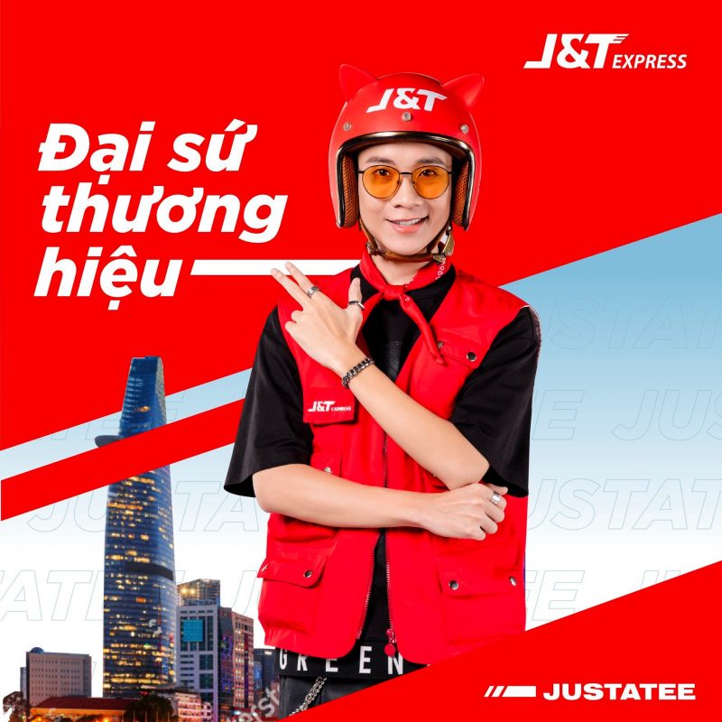 JustaTee - Đại sứ thương hiệu mới của J&T