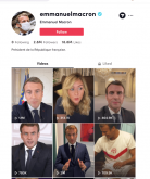 Trong tất cả các ứng cử viên cho vị trí Tổng thống, hiện ông Macron đang có lượt tương tác lớn nhất trên TikTok