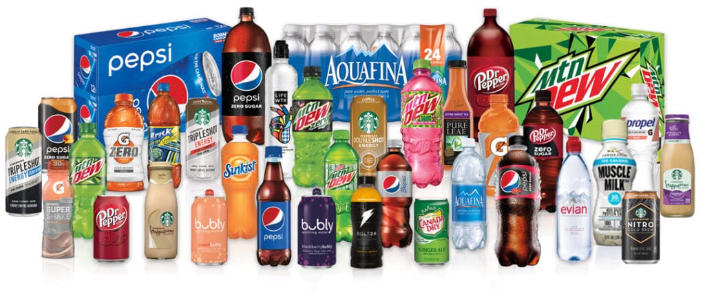 Các sản phẩm nổi tiếng của Pepsi hiện nay