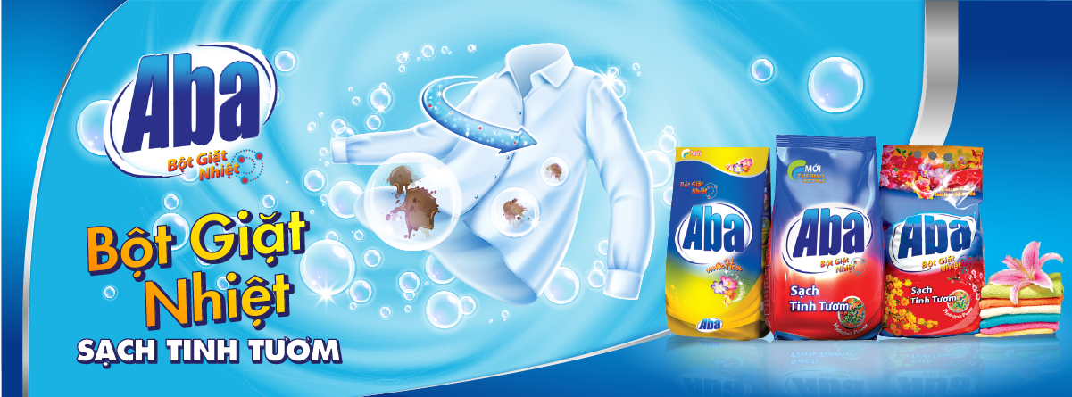 Công thức ưu việt Thermoactiva sinh nhiệt là điểm mạnh của bột giặt Aba