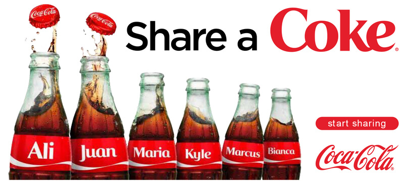 Thật ấn tượng biết mấy nếu như thấy tên của mình được in trên một chai Coca-Cola!