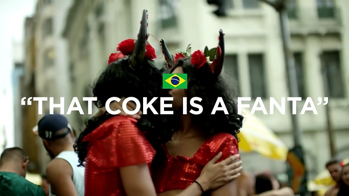 Câu thành ngữ châm biếm “This Coke is a Fanta” được Coca-Cola tận dụng