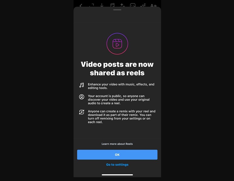 Instagram thay thế các nội dung dạng video truyền thống sang video dạng ngắn (Reels)