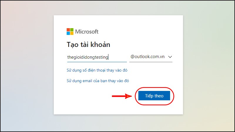 Cách tạo tài khoản Outlook trên web đơn giản