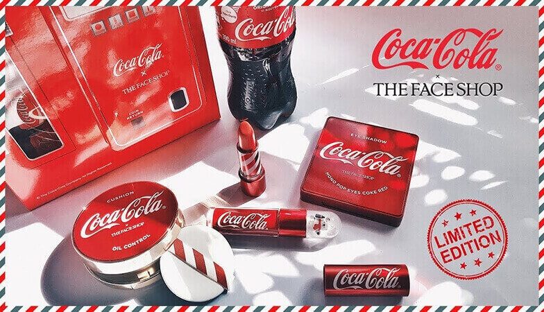 Hợp tác thương hiệu The Face Shop x Coca Cola