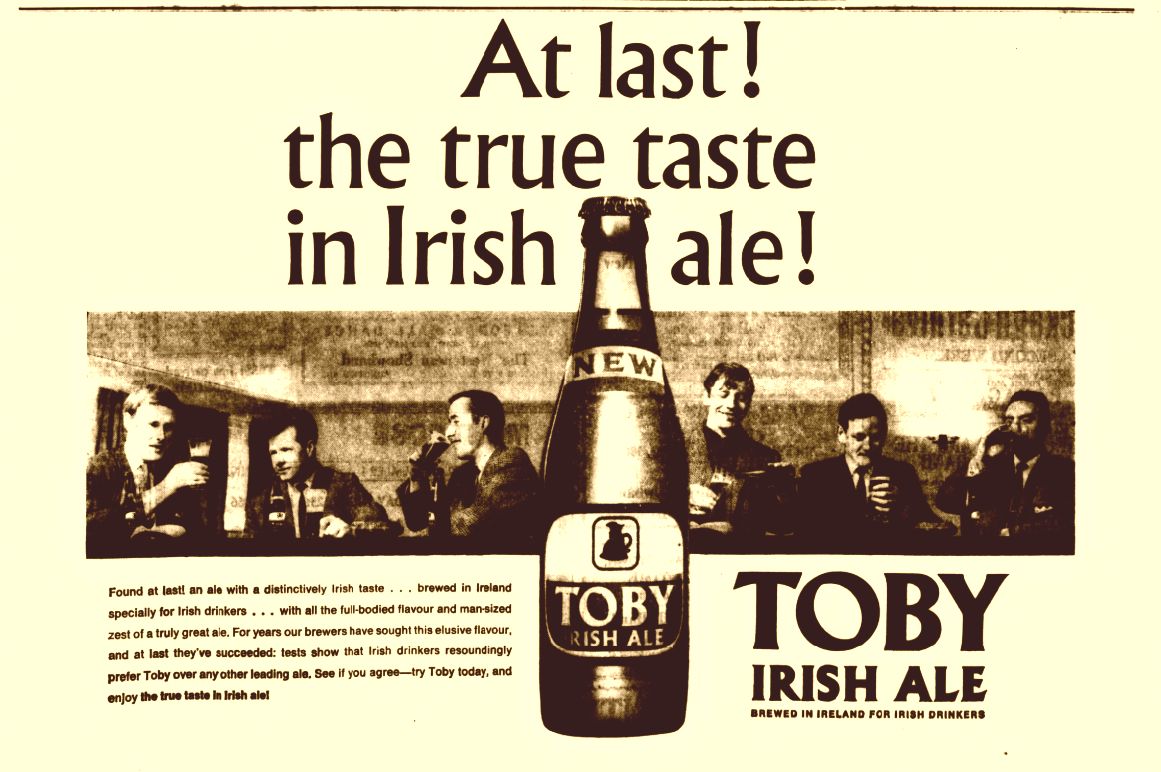 Quảng cáo cho rằng bia ở Irelandlà tốt nhất