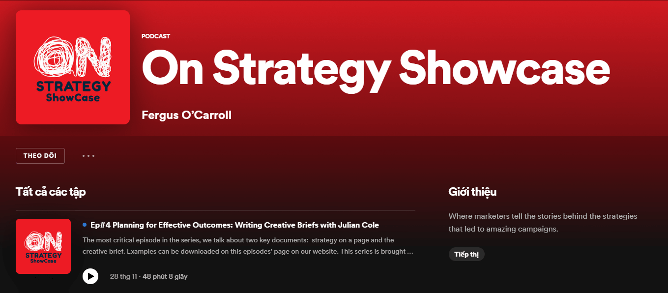 On Strategy Showcase