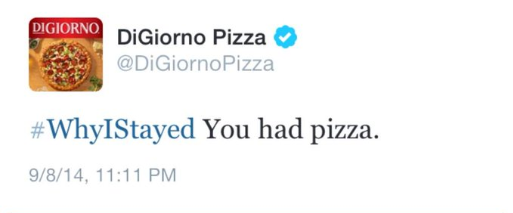 Hành động dẫn đến lầm lỗi của DiGiorno Pizza