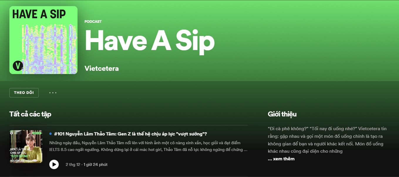 Have a sip – Vietcetera