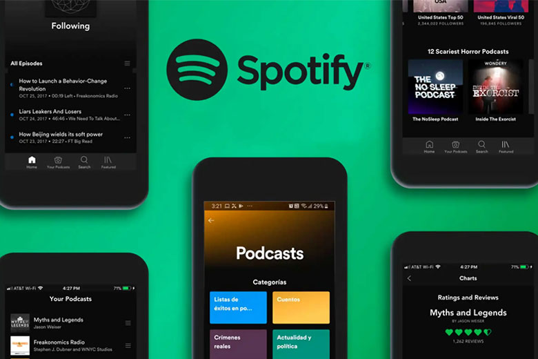 Spotify trở thành nền tảng ntop đầu cho tất cả Podcasting