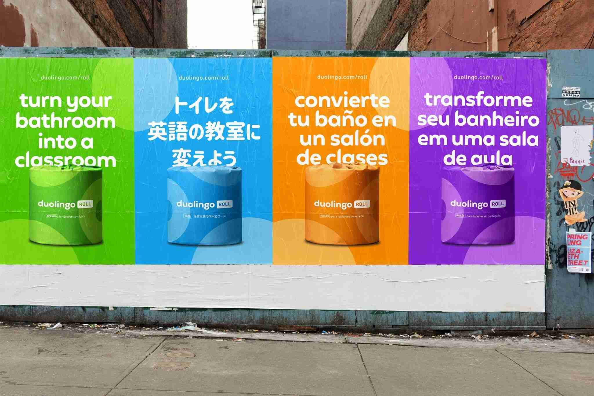 Duolingo ra mắt giấy vệ sinh dạy ngoại ngữ