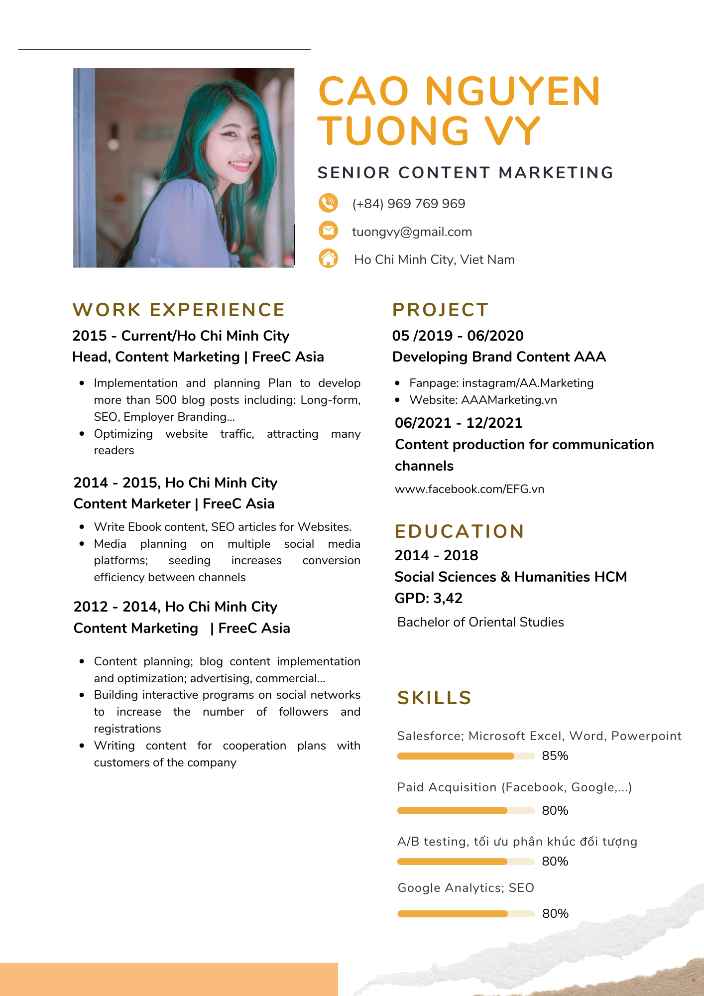 B&iacute; k&iacute;p viết CV Marketing chuy&ecirc;n nghiệp d&agrave;nh cho ứng vi&ecirc;n tuyệt vời